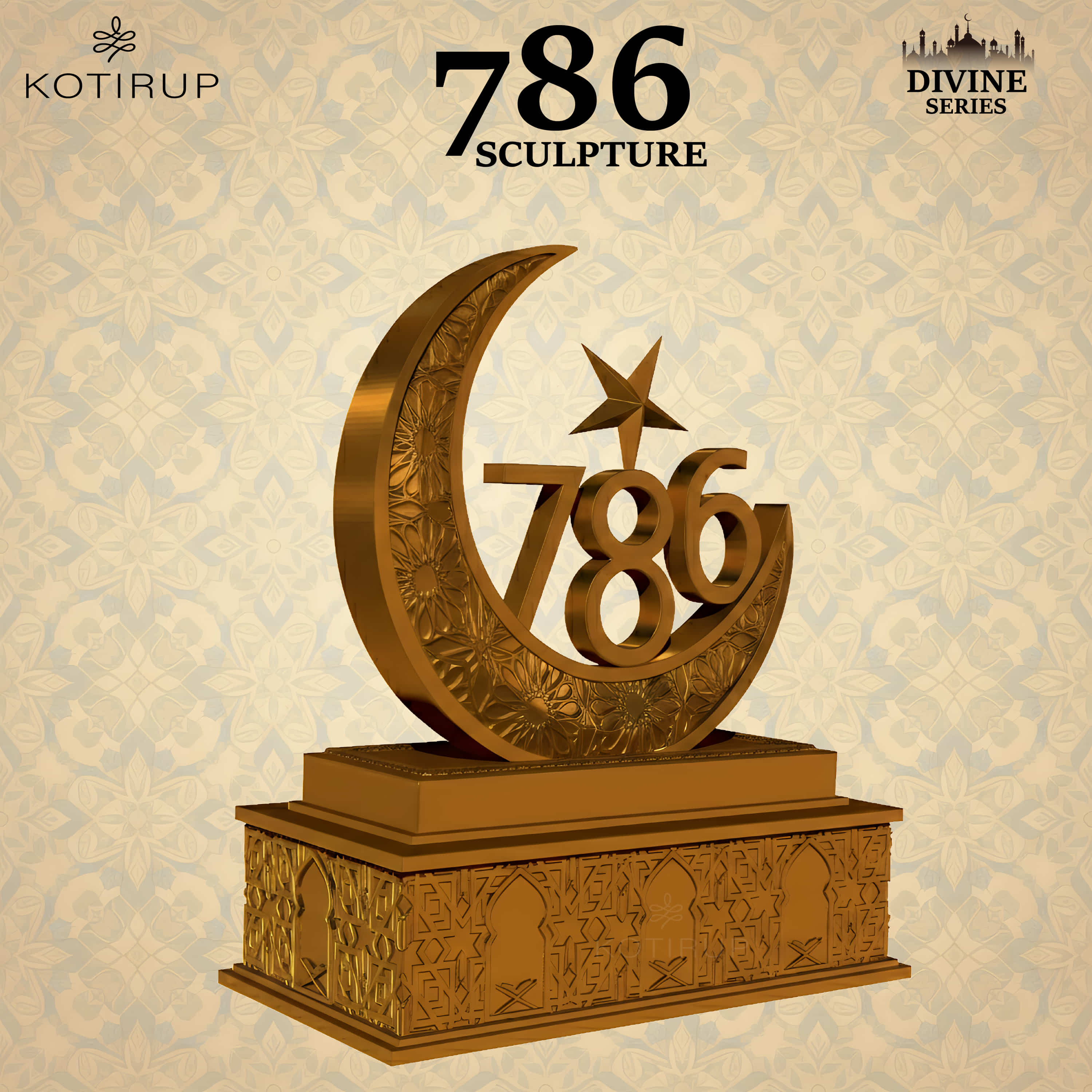 786 SCULPTURE- HEIGHT 9 INCH